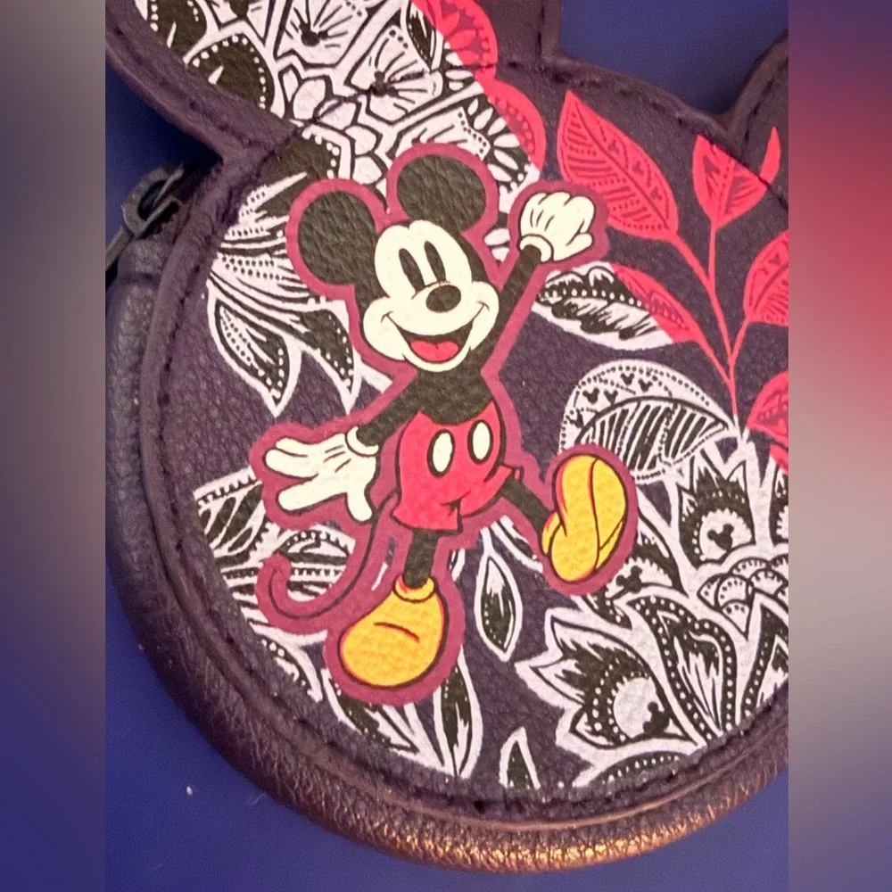 Disney Vera Bradley Zip Coin Purse & Keychain - Picture 2 of 8